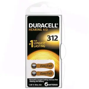 Batterie Duracell Easytab DA312 (x6) image-0