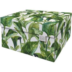 ddbsbgle-cardboard-storage-box-dutch-design-brand-green-leaves-one-size