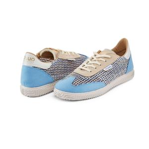 Flache Netzsneaker mit geflochtenen Schnürsenkeln für Damen Duuo Ona Lace image-4