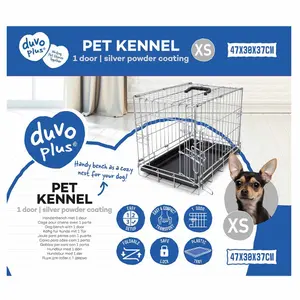 Vouwbare hondenkennel van ijzer Duvoplus image-0