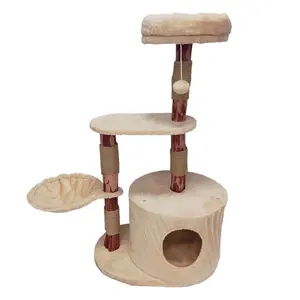 Δέντρο για γάτες Duvoplus Nuno Natural Wood image-0