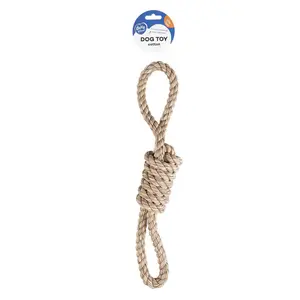 Pulling Rope for Dogs with 2 Loops Duvoplus Flossy image-1