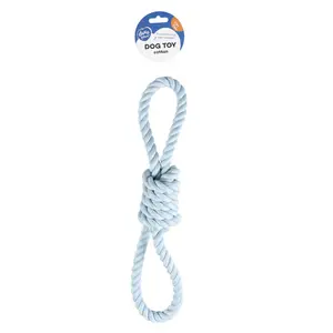 Pulling Rope for Dogs with 2 Loops Duvoplus Flossy image-1