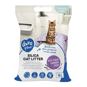 Lavender cat litter Duvoplus Premium Silica