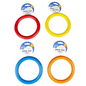 Jouet pour chien en caoutchouc anneau Duvoplus Dogtoy image-1