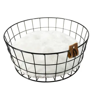 Hundekorb aus Metall rund Duvoplus image-0