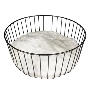 Hundekorb aus Metall rund Duvoplus image-1