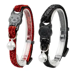 Coleira para gatos glitter 2 nylon Duvoplus image-0