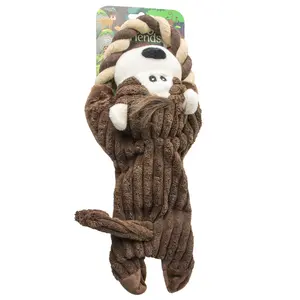 Plush ring toy for dogs Duvoplus Zoo Friends Tim Tigre image-1