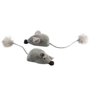 Jouet peluche pour chat avec queue drôle Duvoplus Cushy (2x3) image-0