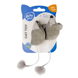 Jouet peluche pour chat avec queue drôle Duvoplus Cushy (2x3) image-1