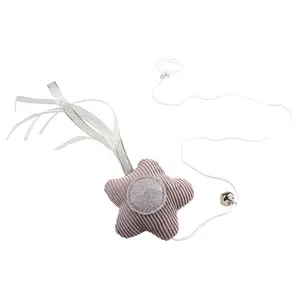 Estrella de peluche para gatos con banda elástica y cascabel Duvoplus Cushy image-0