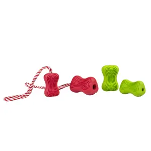 Distribuidor de comida para cão em borracha com osso dentário Duvoplus image-2