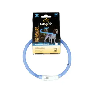 Φωτεινό περιλαίμιο σκύλου με USB σιλικόνης Duvoplus Flash Ring image-1