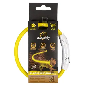 Φωτεινό κολάρο για σκύλους Duvoplus avec USB nylon Flash Ring image-1