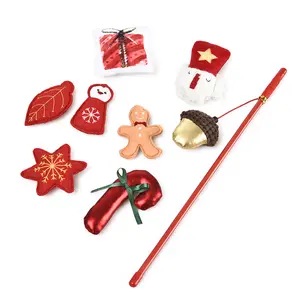 Jouet pour chien en caoutchouc bonhomme en pain d`épice Duvoplus Xmas Oxford image-0