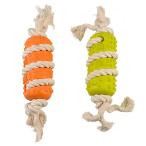 Παιχνίδι για σκύλους Duvoplus stick en caoutchouc avec coton Bambou/Riz image-0