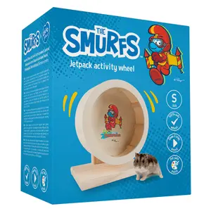 Παιχνίδι για τρωκτικά Smurfs με τροχό δραστηριότητας Duvoplus Jetpack Schtroumpfs image-1