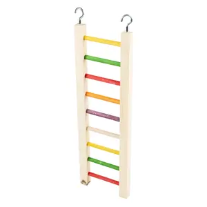 Wooden ladder toy for birds Duvoplus image-0