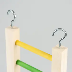 Wooden ladder toy for birds Duvoplus image-2