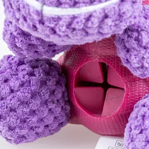 Jouet peluche pour chien distributeur en caoutchouc Duvoplus Triceratops image-2