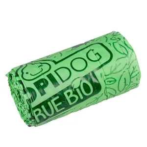 Ρολό με 15 σακούλες για κακά σκύλου Duvoplus True Bio (x4) image-0