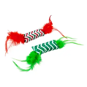Feder-Spielzeug für Katzen Duvoplus Xmas Silky image-0