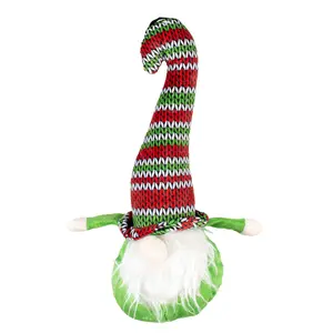 Green elf plush toy for dogs Duvoplus Xmas image-0