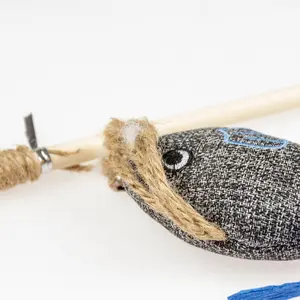 Cana de pesca do peixe-gato com catnip Duvoplus Eco image-1