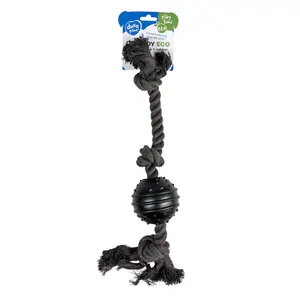 Corde pour chien 3 nœuds et boule Duvoplus Eco image-1