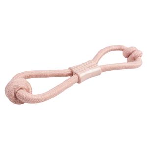 14657-corde-pour-chien-anneau-8-avec-noeuds-et-caoutchouc-duvoplus-rose-36x8x5-cm