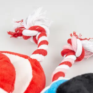 Juguete de peluche para perro en forma de pantufla Duvoplus Xmas image-2
