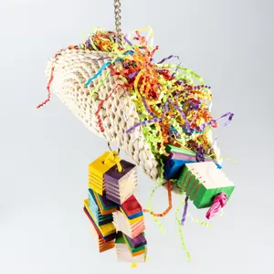 Maïs taco vogel speelgoed met houten blokken Duvoplus Groovy image-2