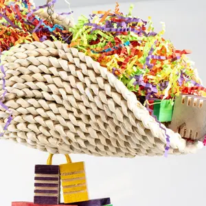 Maïs taco vogel speelgoed met houten blokken Duvoplus Groovy image-3