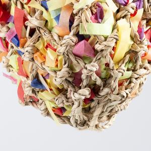 Zeegras vogelspeelgoed, papier en hout Duvoplus Shreddy Pinata image-2