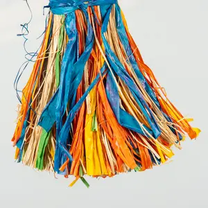 Candeeiro suspenso em pele e sisal Duvoplus Shreddy image-2