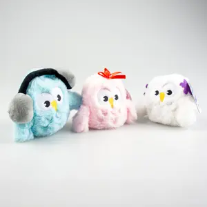 Juguete de peluche para gatos búho electrónico Duvoplus