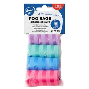 Rollo de 20 bolsas biodegradables para cacas de perro Duvoplus Eco (x4) image-1