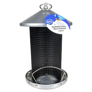 Φαγητό για πουλιά από μέταλλο combi Duvoplus Silo image-0