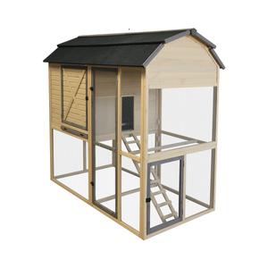 603001-hutch-for-rodents-duvoplus-woodland-bel-etage-country-brown-136-5x50x85-cm