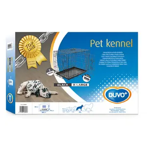 Caixa de ferro dobrável para cães 2 portas tp Duvoplus Topline image-5