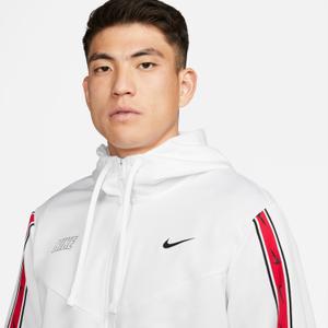 Sweatshirt com capuz e fecho de correr em poly-knit Nike Sportswear Repeat image-4