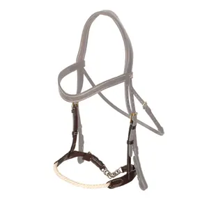 Rope Horse Noseband with Chain Dy'on Collection image-0