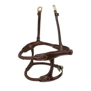 Double Horse Bridles with Covered Rope Dy'on image-1