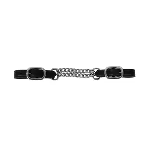Hackamore για άλογο με διπλή αλυσίδα Dy'on New English Collection image-1