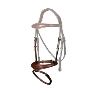 Cabezada combinada inglesa con muserola anatómica Dy'on New English Collection image-0