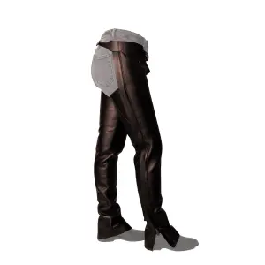 Mulher de calças de cabedal Dy'on image-2