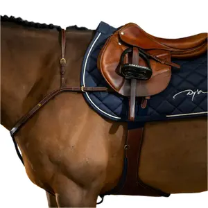 Leather hunting collar for horse Dy'on image-0