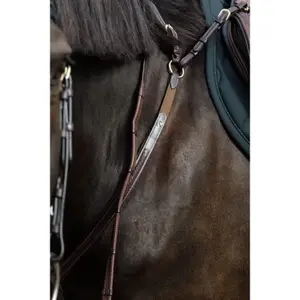 Jagdhalsband für Pferde mit geflochtener Brücke Dy'on image-1