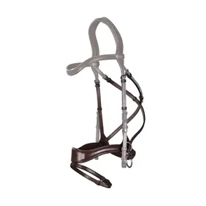 Muserola para cavalo com cinta de tração cruzada Dy'on D Motion image-1